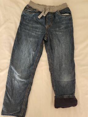 Fleece Warm Lined Jeans